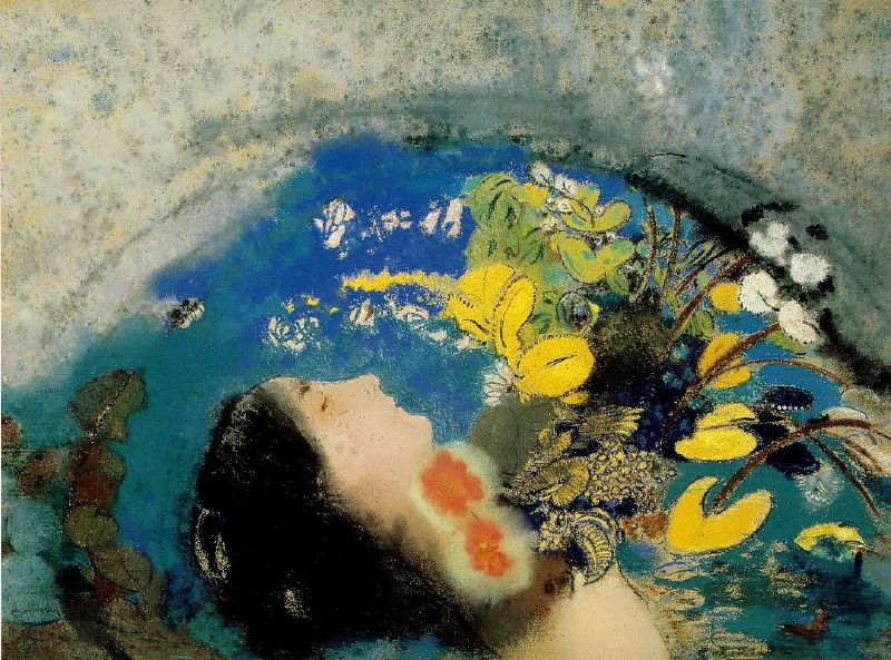 Ophelia by Odilon Redon